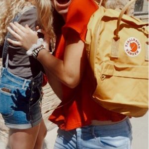 Yellow Fjällräven Kånken Backpack